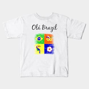Olá Brazil Kids T-Shirt